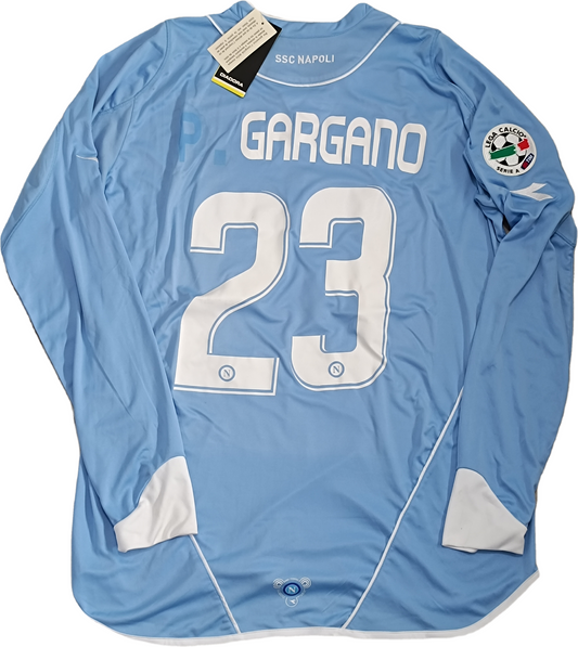 maglia calcio vintage Napoli GARGANO 2007 2008 shirt calcio Jersey Diadora Lete