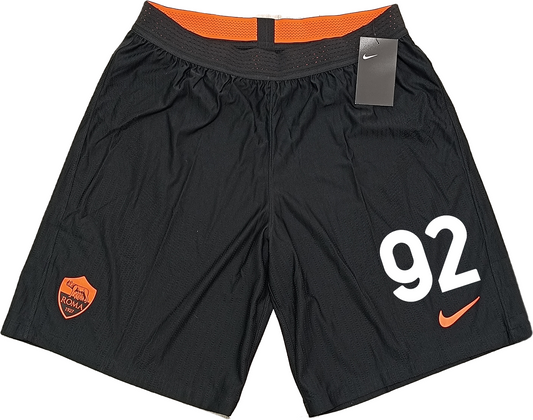 pantaloncini  roma worn player issue EL SHARAAWY nike shorts 2020 2021 third kit