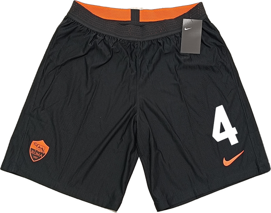 pantaloncini roma worn player issue CRISTANTE nike shorts 2020 2021 third kit