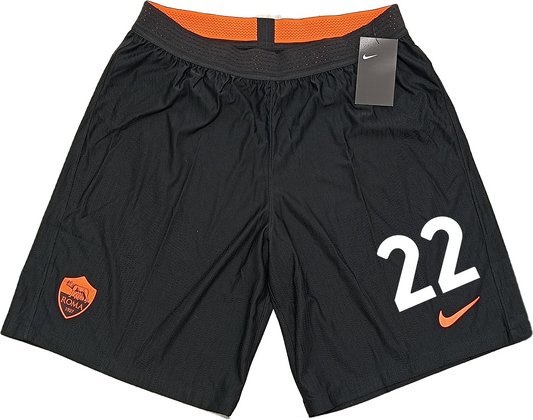 pantaloncini roma worn player issue ZANIOLO nike shorts 2020 2021 third kit