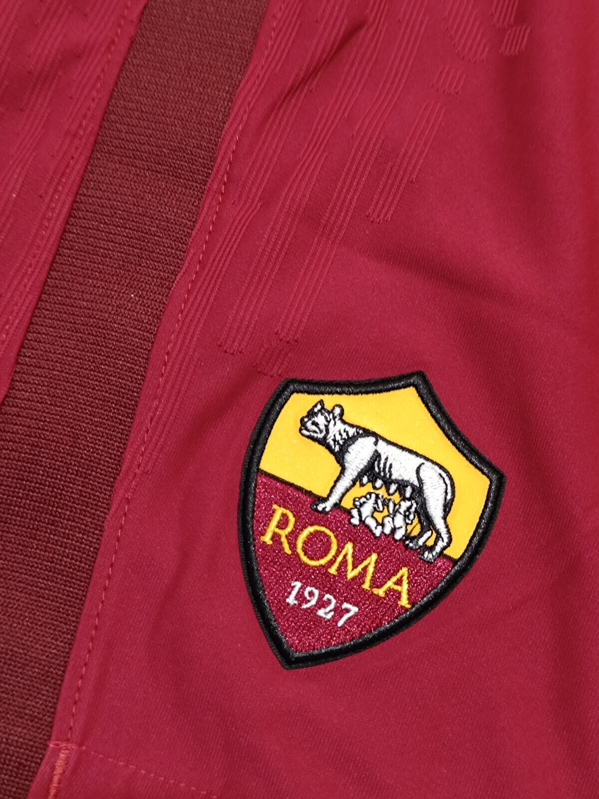 pantaloncini  roma worn player issue DZEKO nike shorts 2020 2021 Home kit