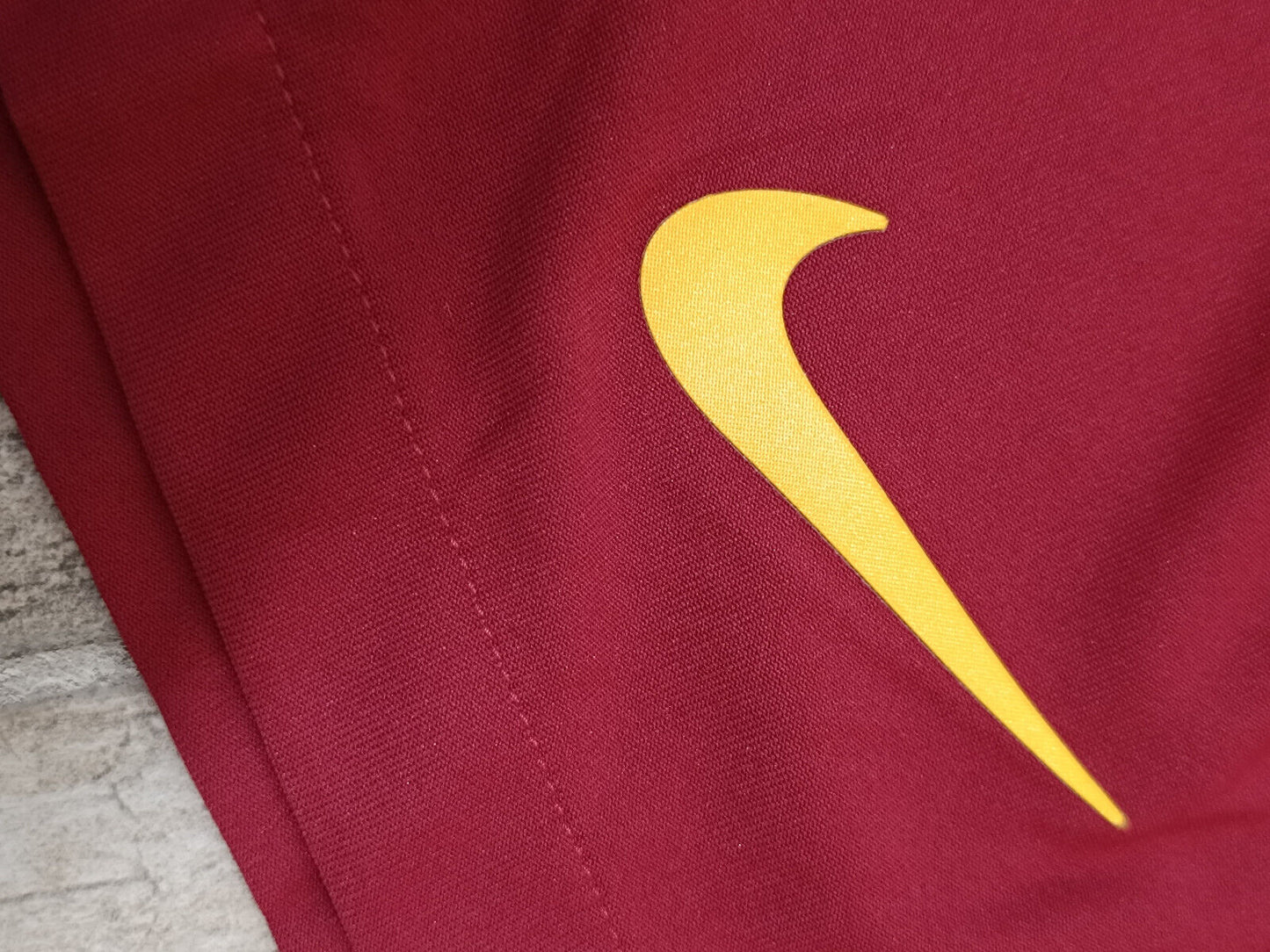 pantaloncini  roma worn player issue DZEKO nike shorts 2020 2021 Home kit