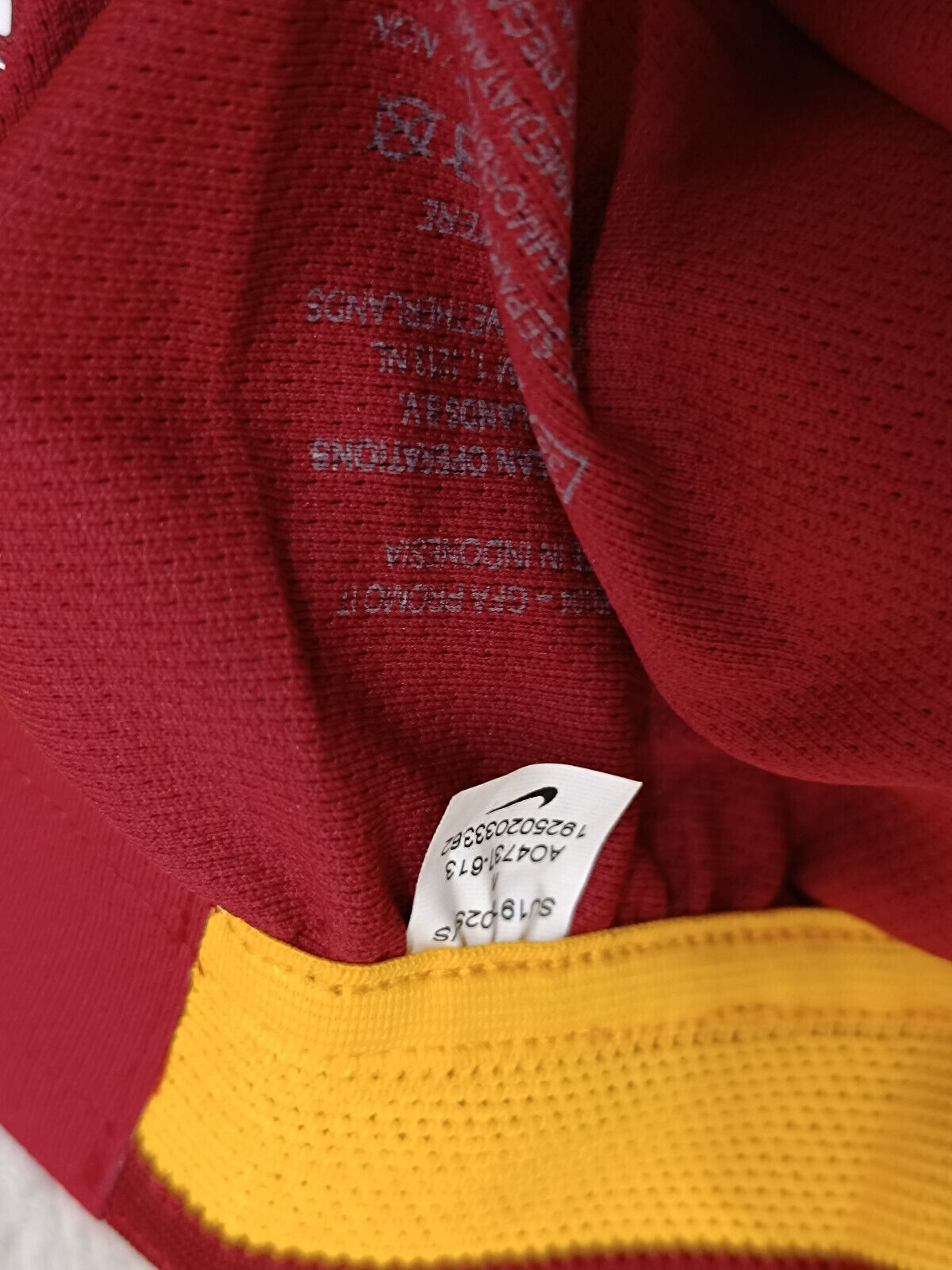 pantaloncini  roma worn player issue DZEKO nike shorts 2020 2021 Home kit