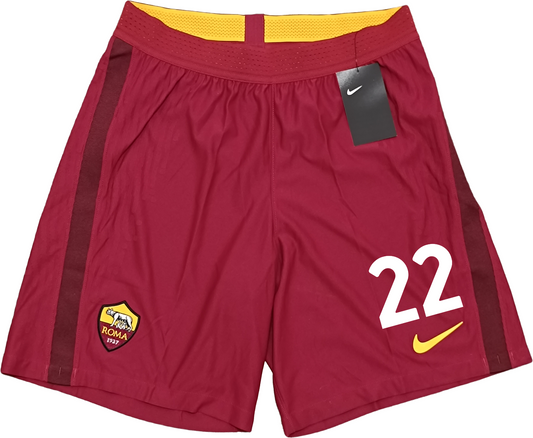 pantaloncini  roma worn player issue ZANIOLO nike shorts 2020 2021 Home kit