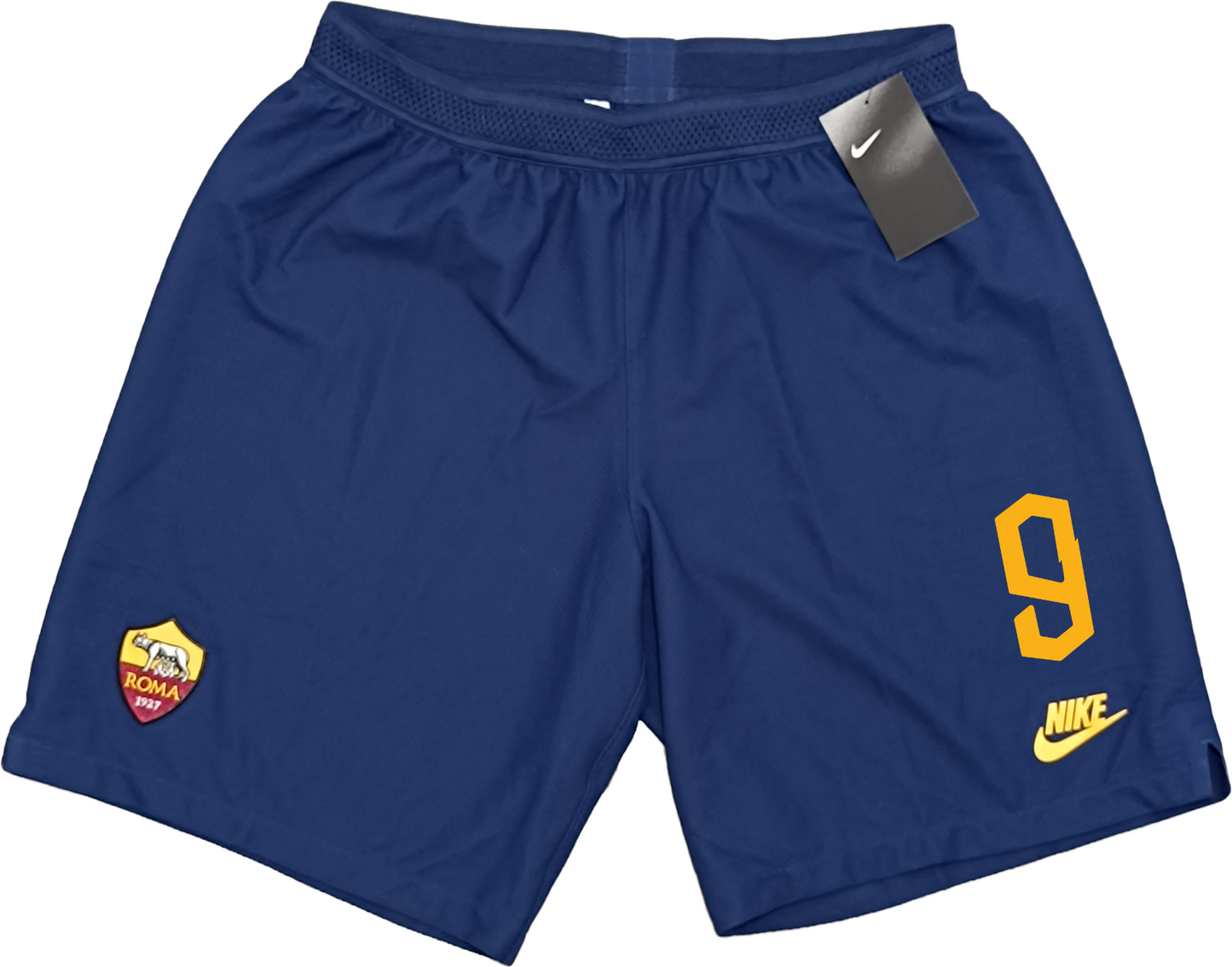 roma worn player issue DZEKO nike shorts 2019 2020 pantaloncini THIRD kit