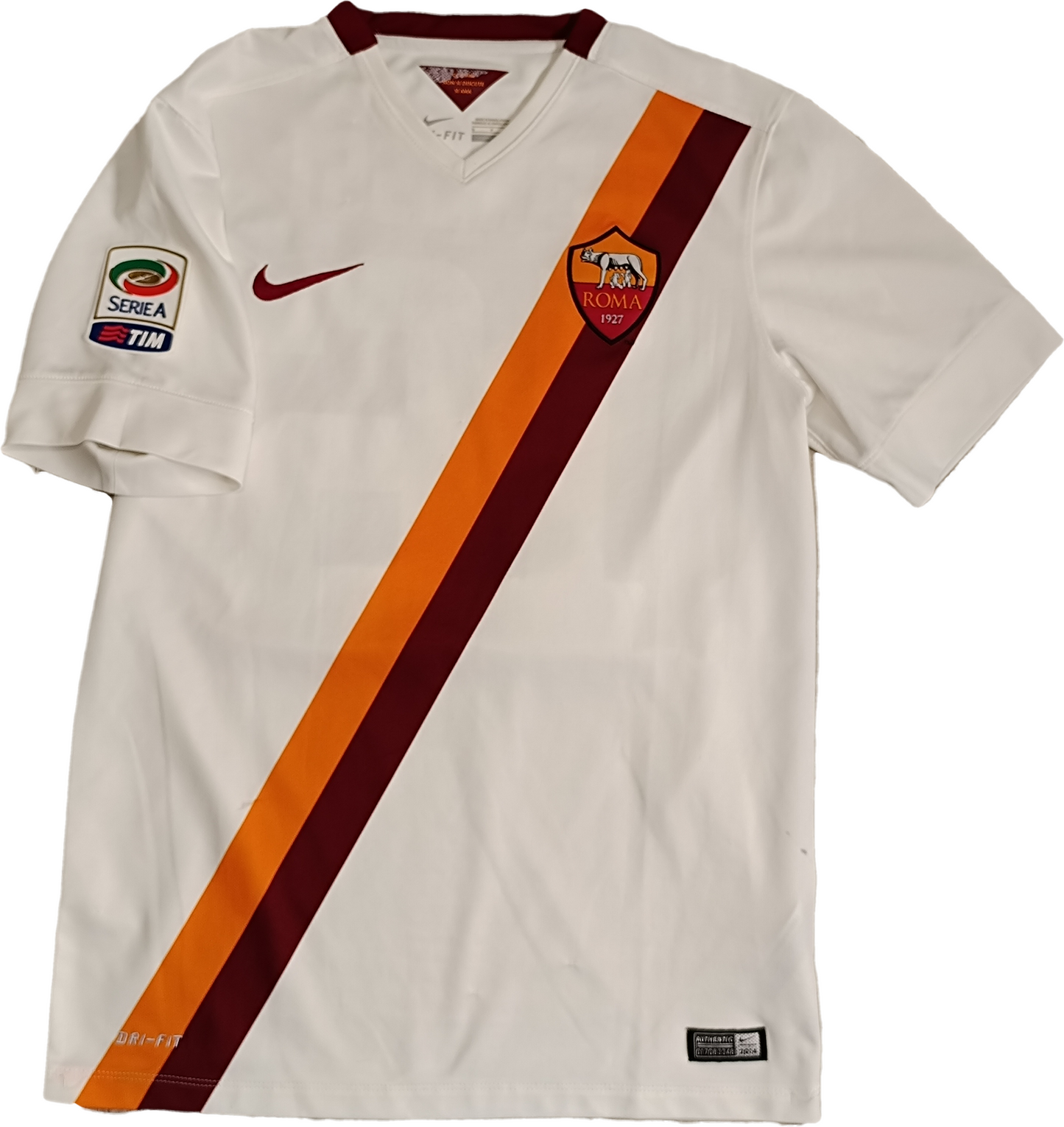 MAGLIA ROMA TOTTI calcio shirt 2014 2015 JERSEY NIKE stadium Version NO THAI