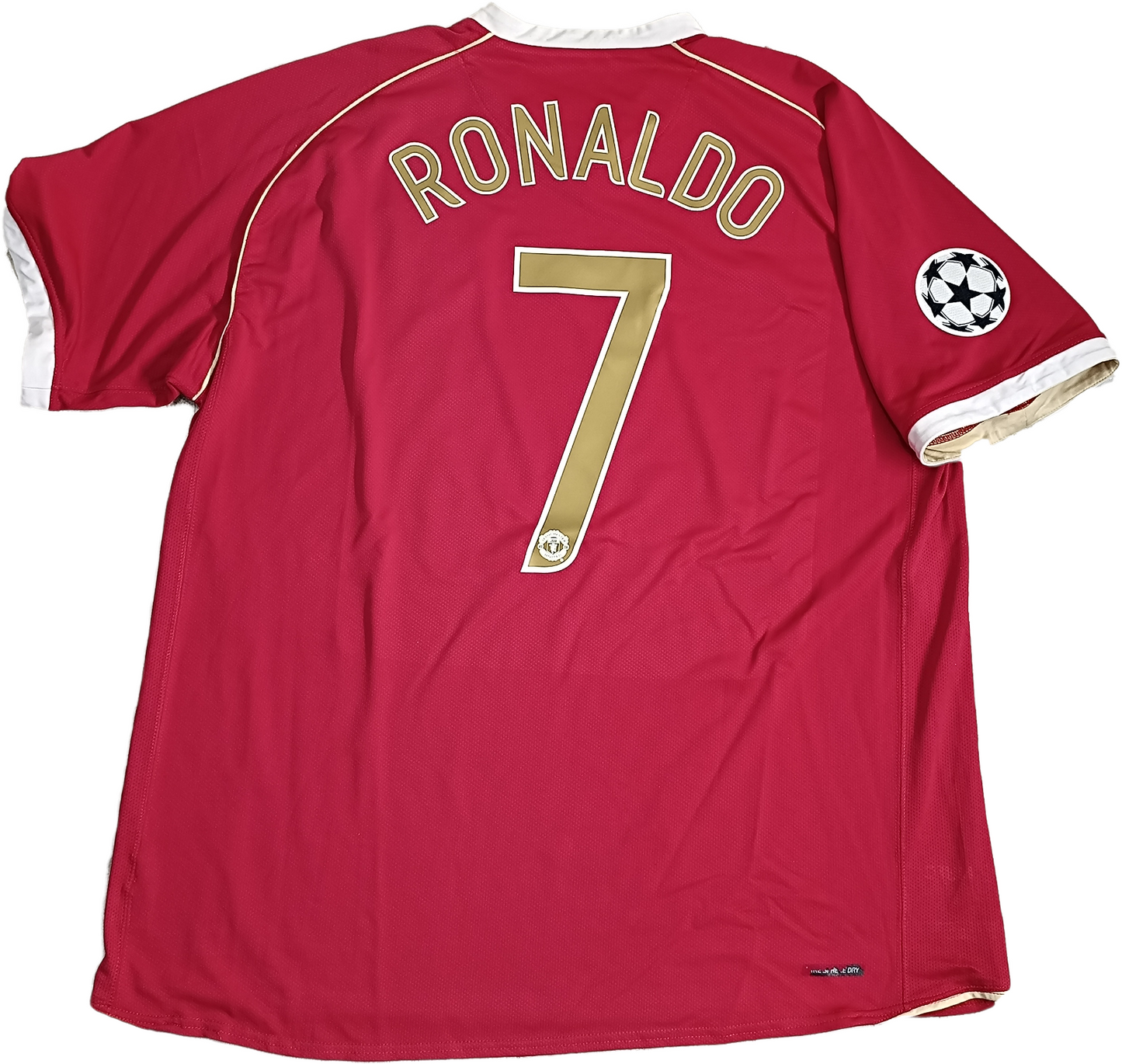 cristiano ronaldo maglia manchester united 2006 2007 aig jersey authentic XXL