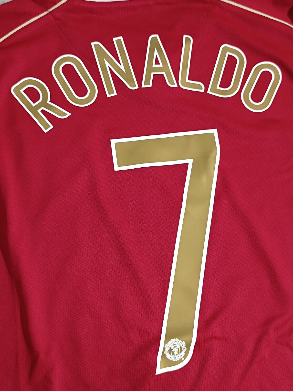 cristiano ronaldo maglia manchester united 2006 2007 aig jersey authentic XXL