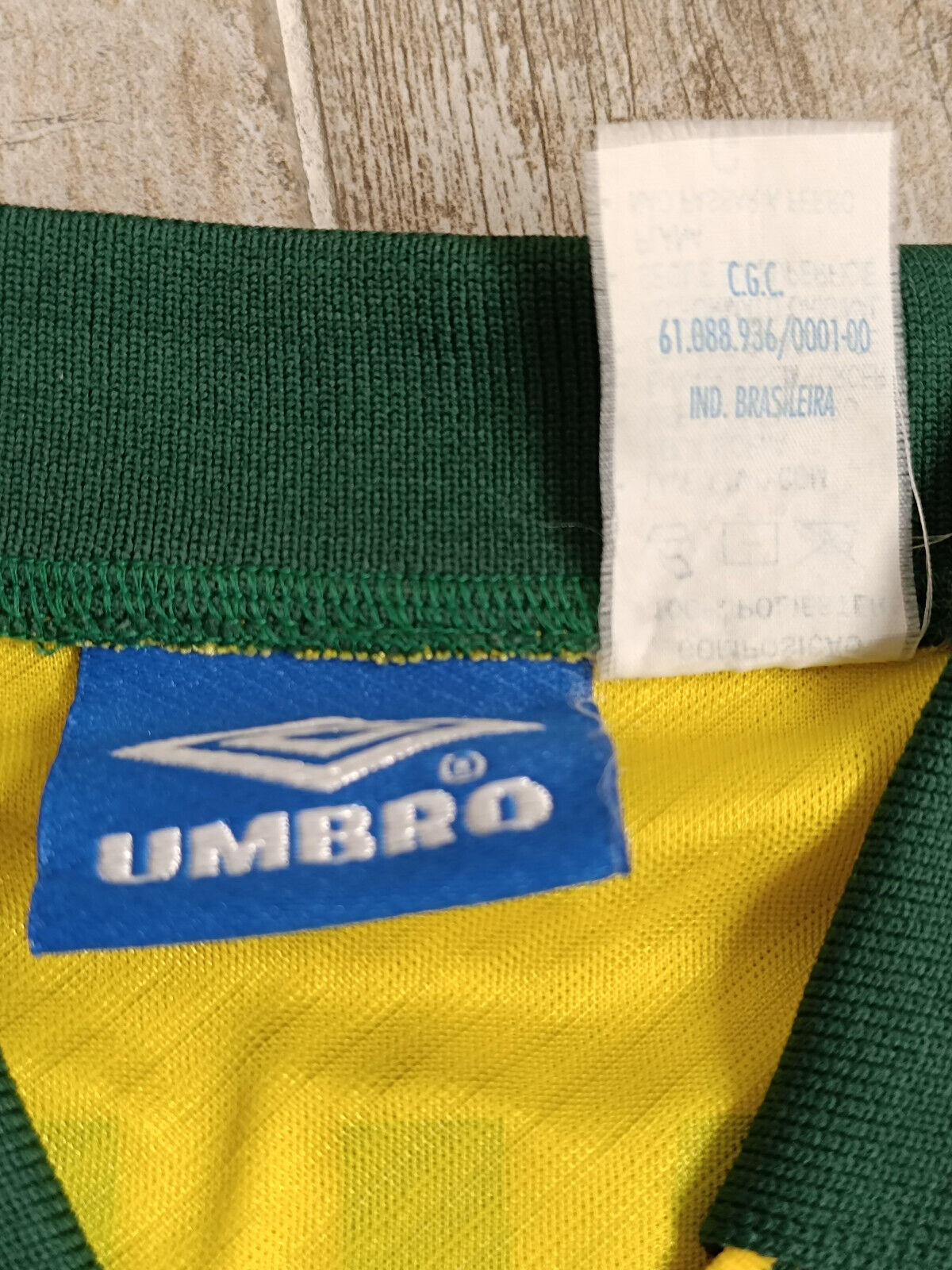 maglia vintage shirt brasil Ronaldo issued brazil Olympiad ATLANTA 1996 jersey