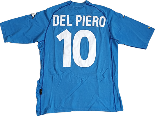 maglia italia Kappa EURO 2000 DEL PIERO 20 Player version home L jersey 87%13%