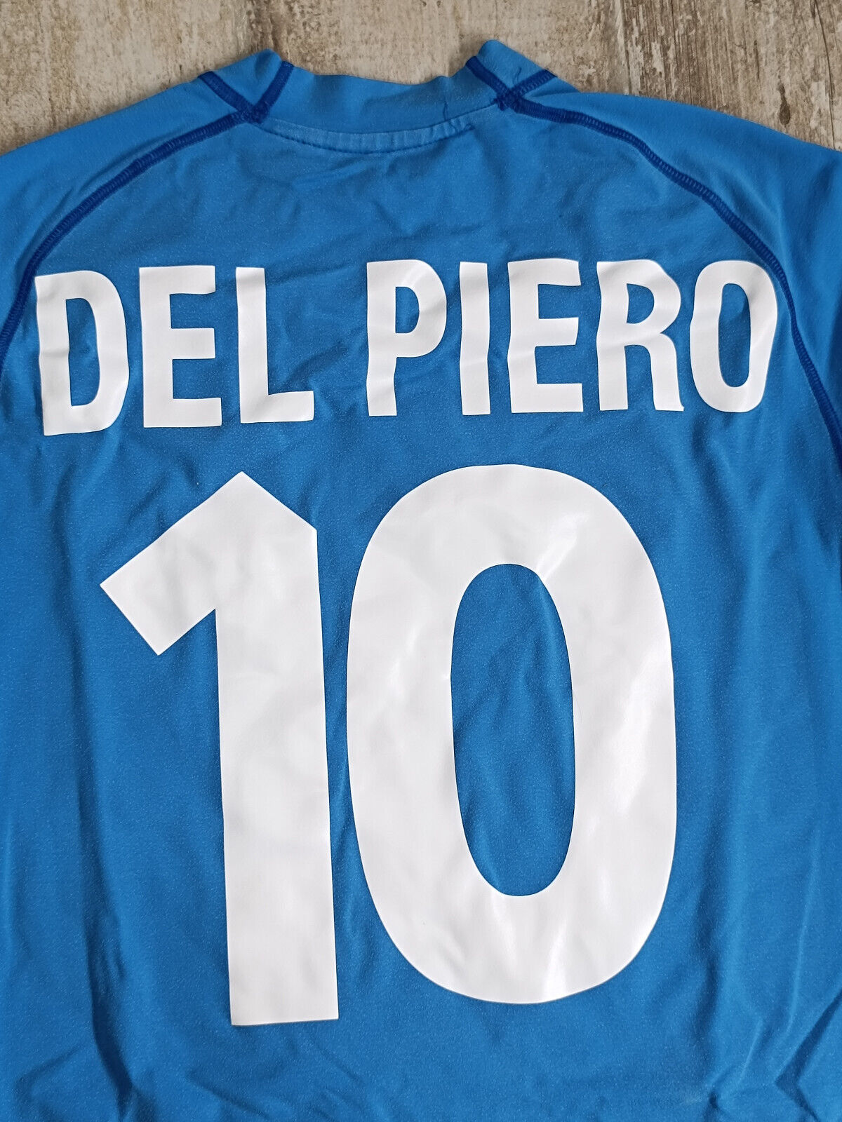 maglia italia Kappa EURO 2000 DEL PIERO 20 Player version home L jersey 87%13%