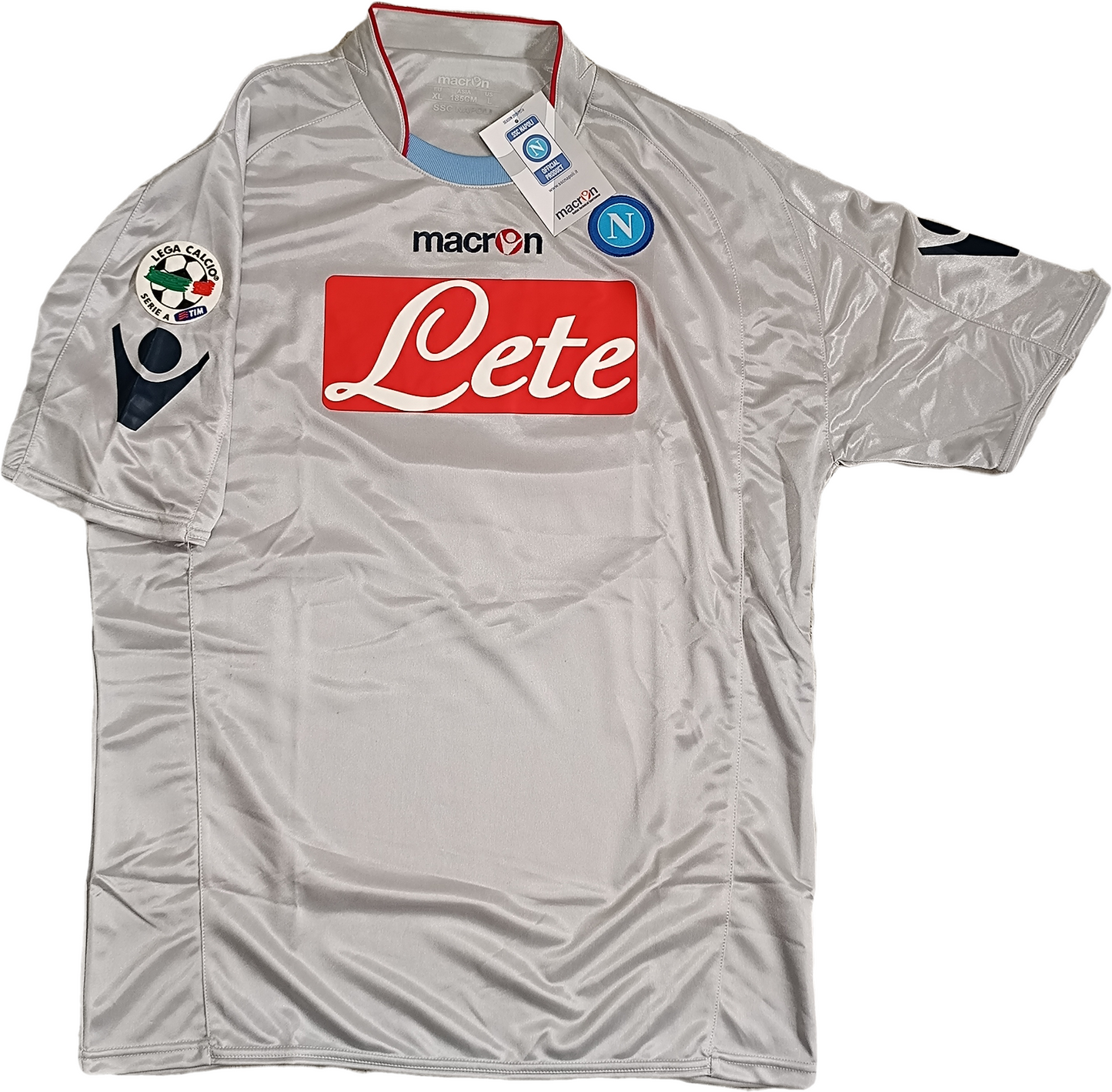 maglia Napoli vintage LAVEZZI 2009 2010 Home Jersey Diadora XL Lete