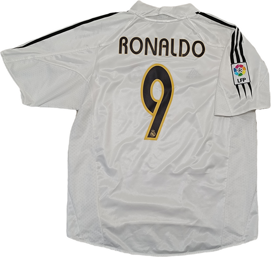 maglia calcio Ronaldo Real Madrid vintage Siemens Mobile 2004 2005 LFP home