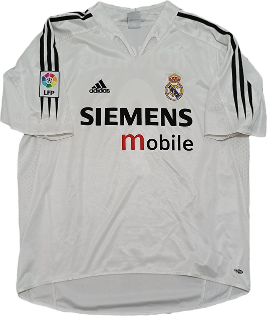 maglia calcio Ronaldo Real Madrid vintage Siemens Mobile 2004 2005 LFP home