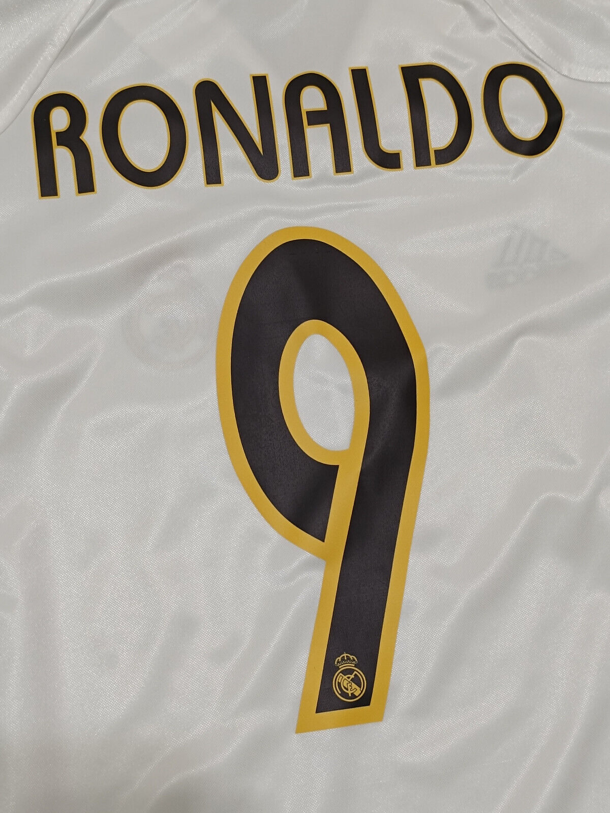 maglia calcio Ronaldo Real Madrid vintage Siemens Mobile 2004 2005 LFP home