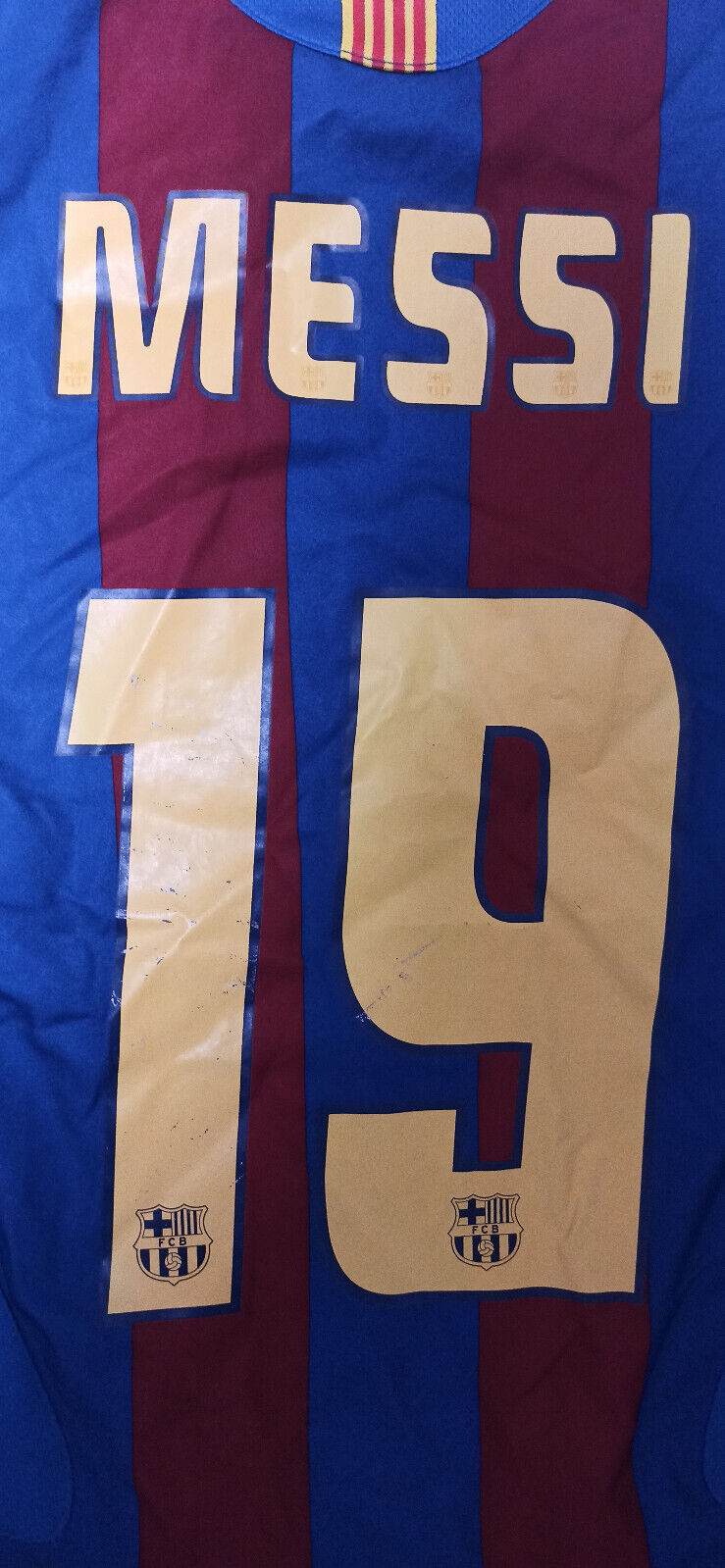 maglia calcio vintage Barcelona Nike Ronaldinho 2005 2006 Home TOTAL 90 Barca