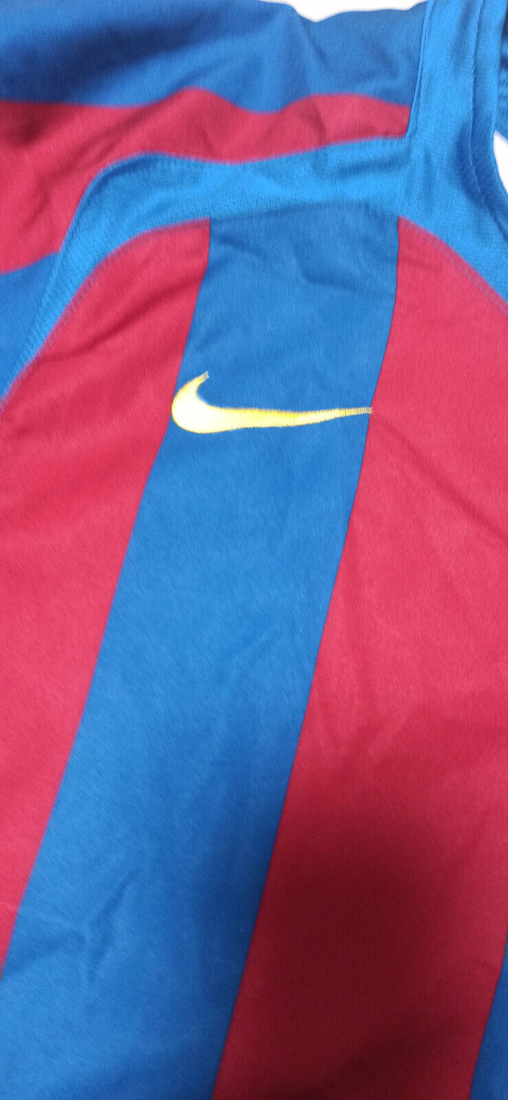 maglia calcio vintage Barcelona Nike Ronaldinho 2005 2006 Home TOTAL 90 Barca