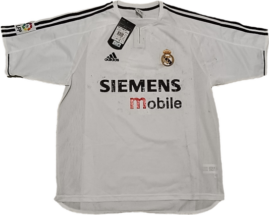 maglia calcio Ronaldo Real Madrid vintage Siemens Mobile 2003 2004 LFP home