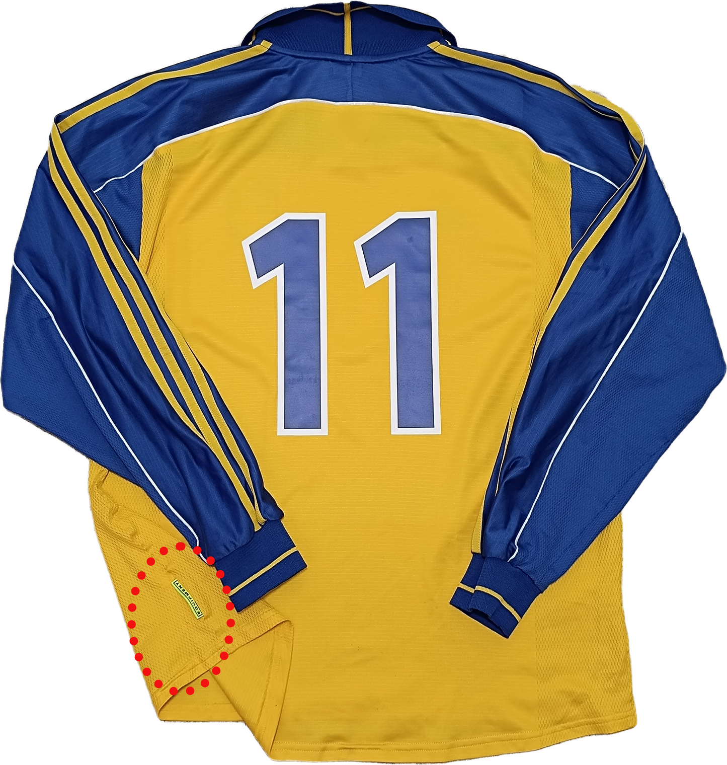 maglia match worn Ibrahimovic Svezia Sweden Adidas EQUIPMENT EURO 2000 DEBUT