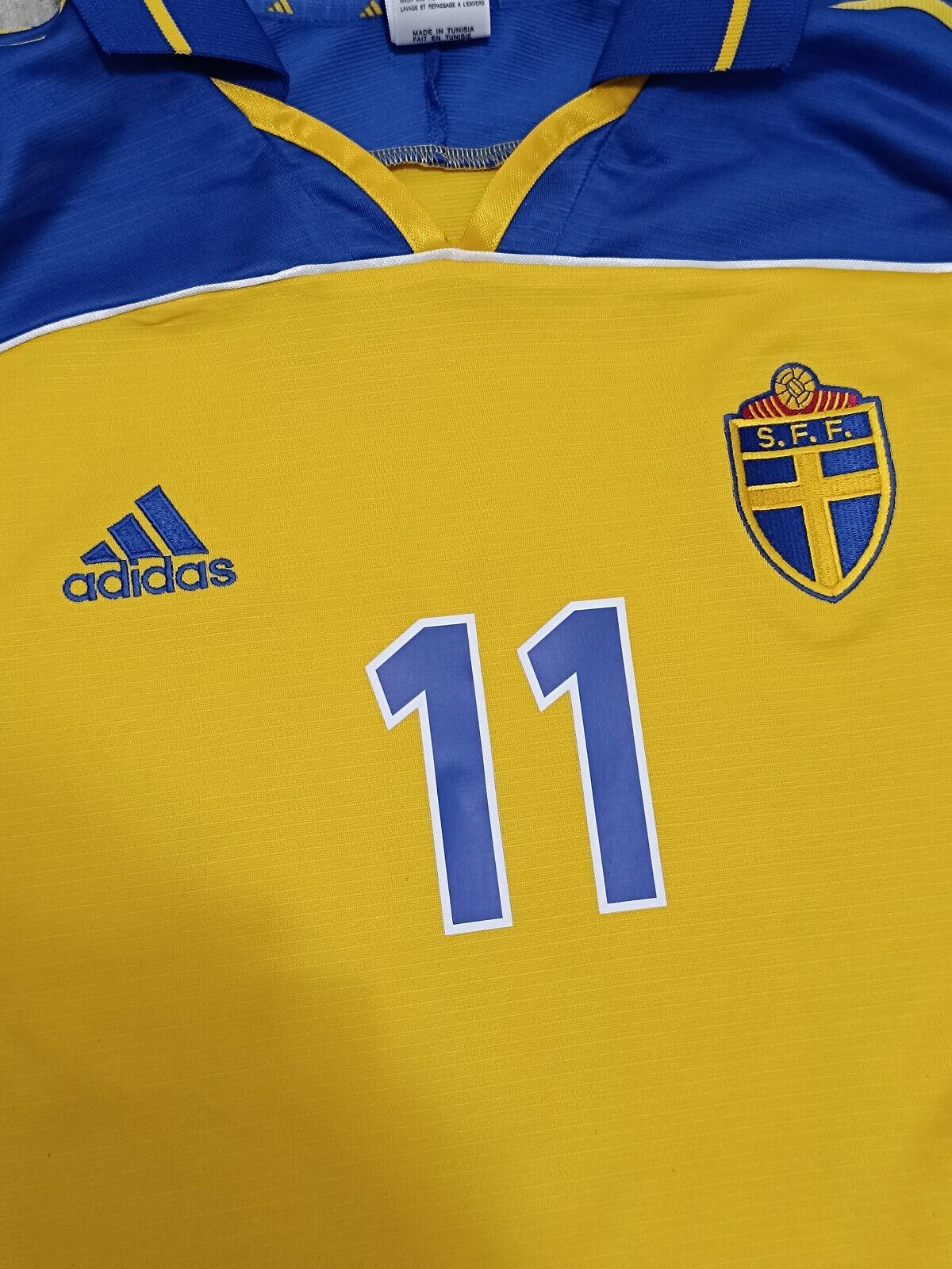 maglia match worn Ibrahimovic Svezia Sweden Adidas EQUIPMENT EURO 2000 DEBUT