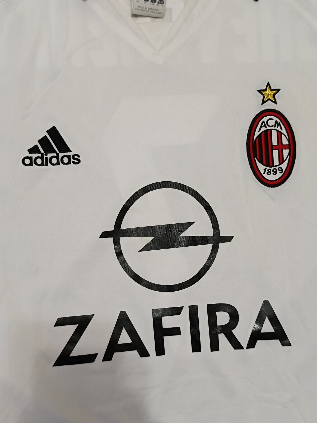 Maglia calcio vintage AC Milan Shevchenko 2005 2006 ADIDAS Zafira Away shirt