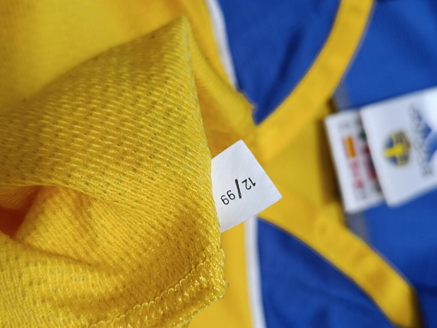 maglia match worn Ibrahimovic Svezia Sweden Adidas EQUIPMENT EURO 2000 DEBUT