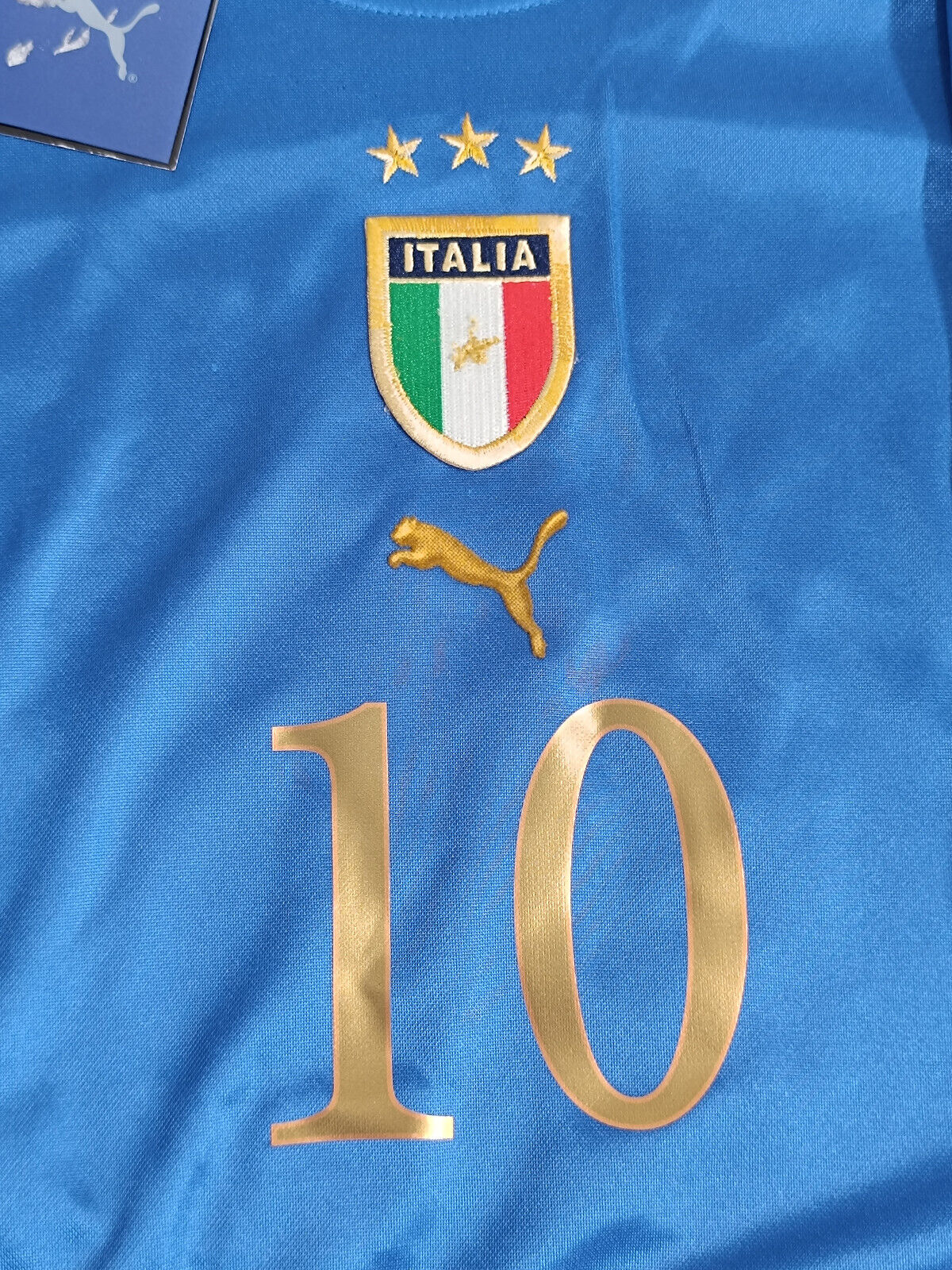 maglia calcio italia TOTTI Euro 2004 Portugal Jersey home XXL Puma shirt vintage