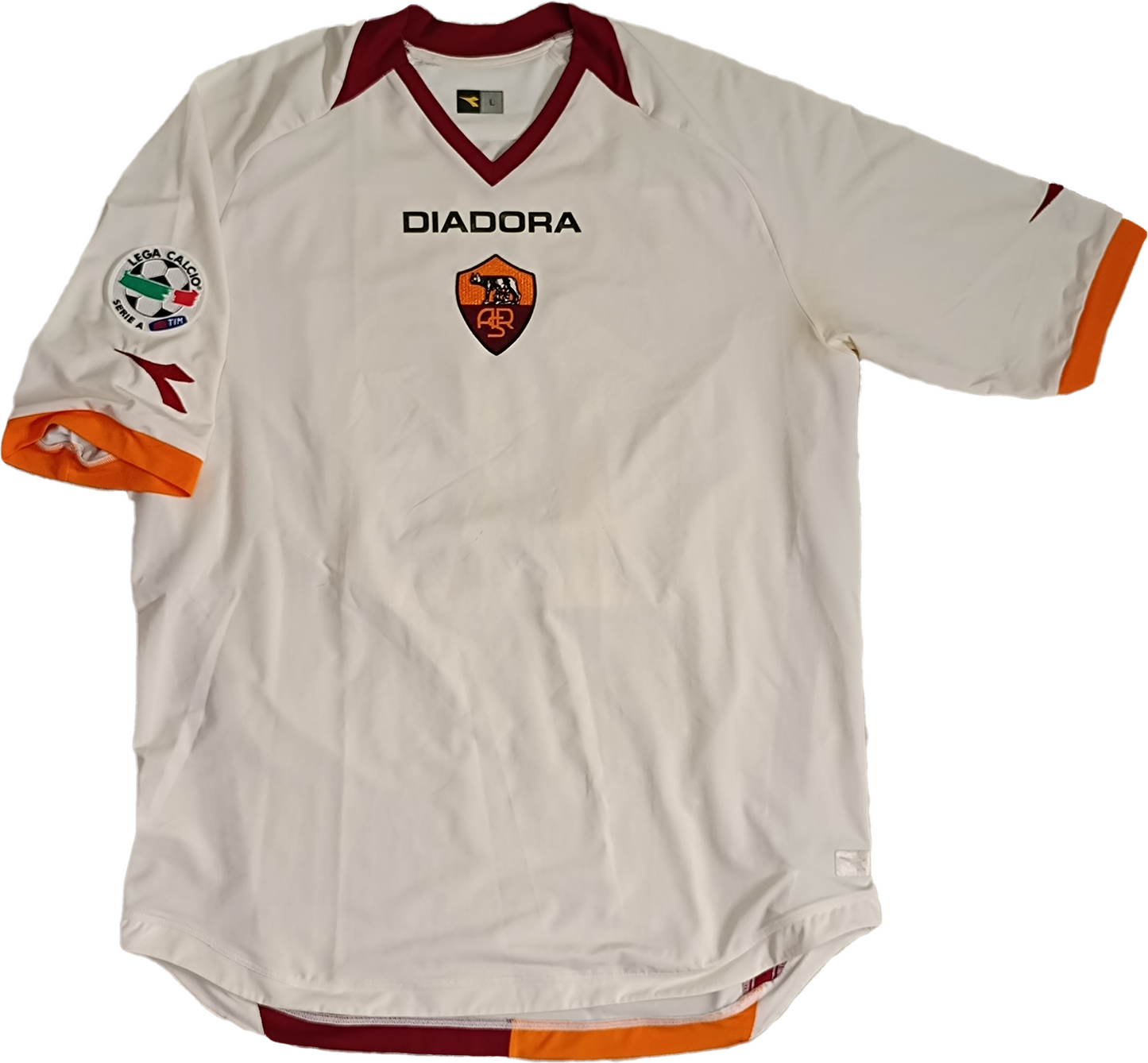 maglia roma Totti 2006 2007 Diadora Prodotto Ufficiale away L