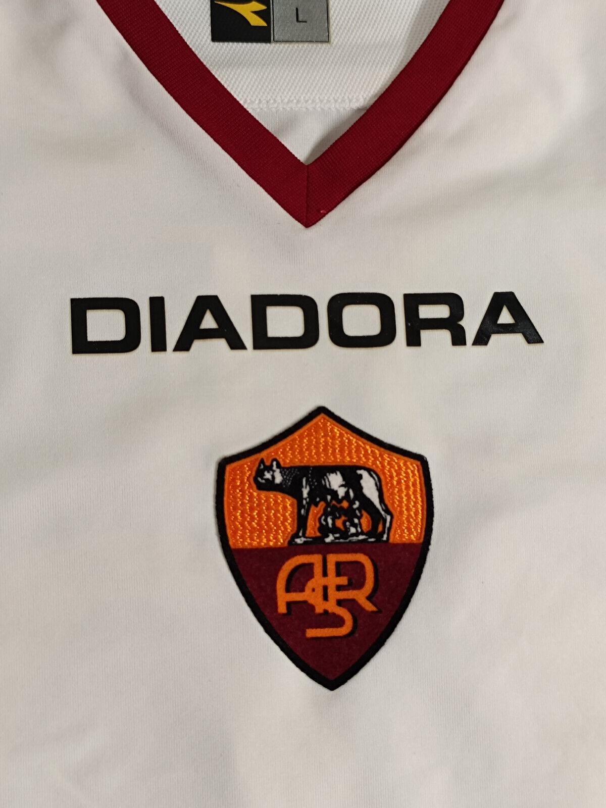 maglia roma Totti 2006 2007 Diadora Prodotto Ufficiale away L