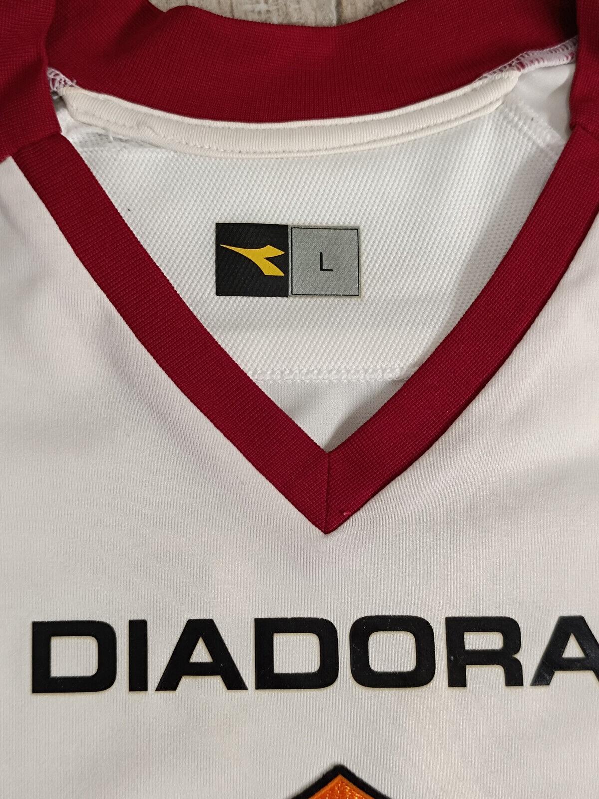 maglia roma Totti 2006 2007 Diadora Prodotto Ufficiale away L