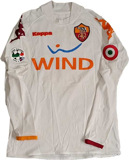 Maglia Roma Totti Kappa 2007 2008 Wind Serie A S away Jersey