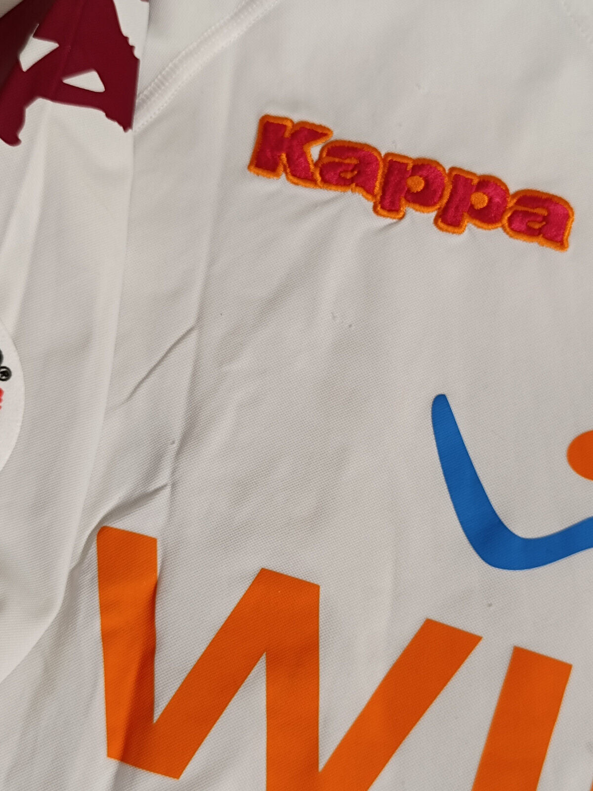 Maglia Roma Totti Kappa 2007 2008 Wind Serie A S away Jersey