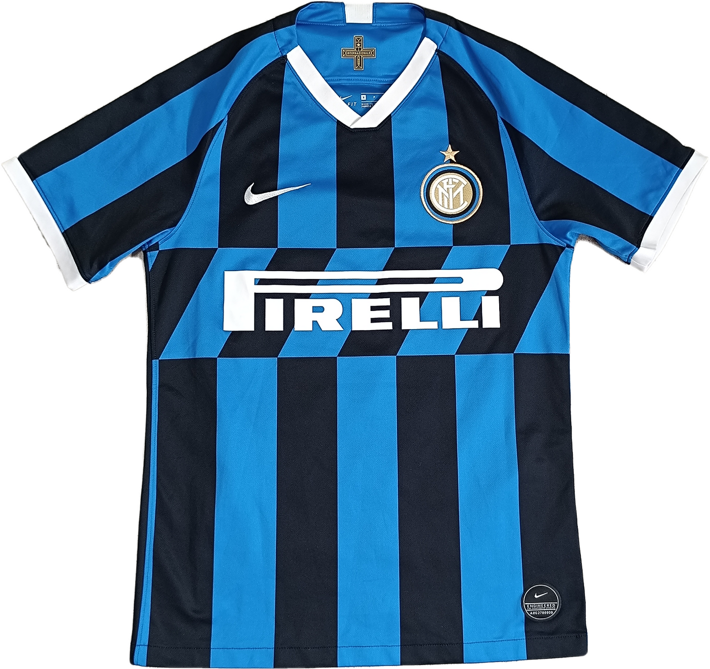 maglia calcio vintage Inter Lautaro Martinez Nike Pirelli 2019-20 S Driver