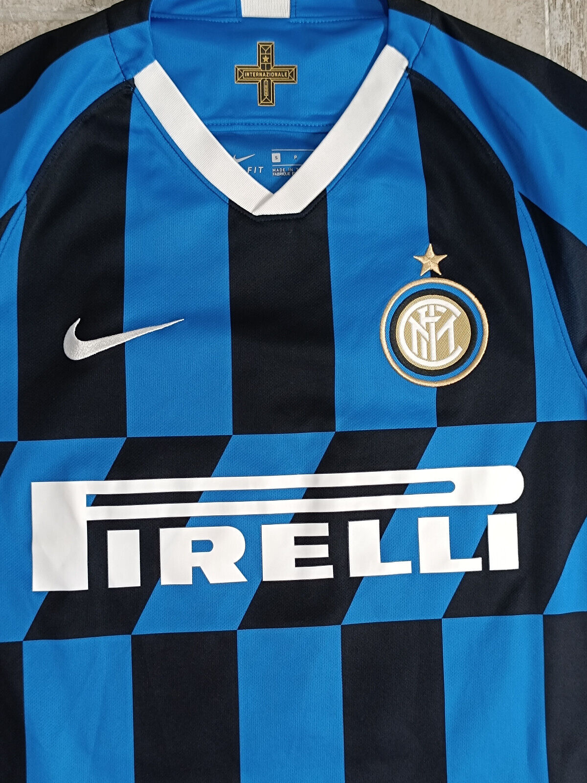 maglia calcio vintage Inter Lautaro Martinez Nike Pirelli 2019-20 S Driver