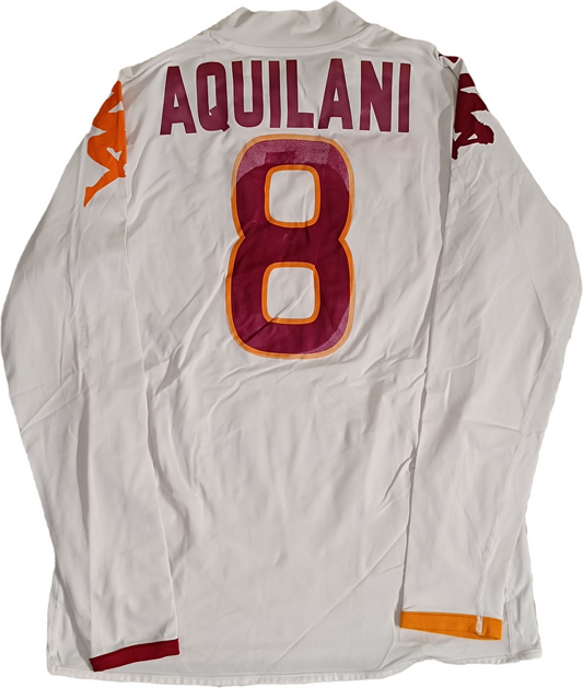 Maglia Roma Aquilani Kappa 2007 2008 Wind Serie A S away Jersey