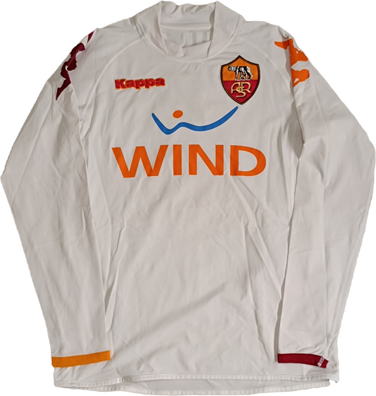 Maglia Roma Aquilani Kappa 2007 2008 Wind Serie A S away Jersey