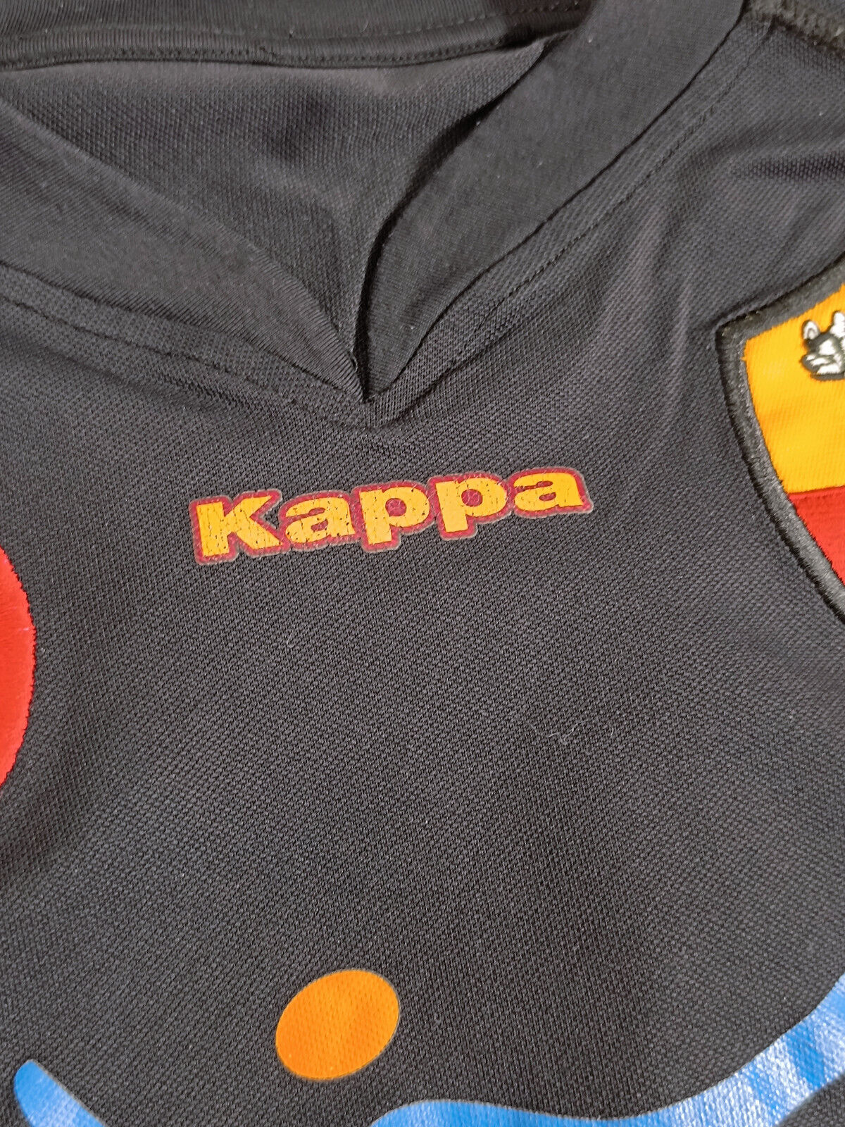 Maglia calcio vintage AS Roma 2007 2008 Kappa Wind Third shirt M