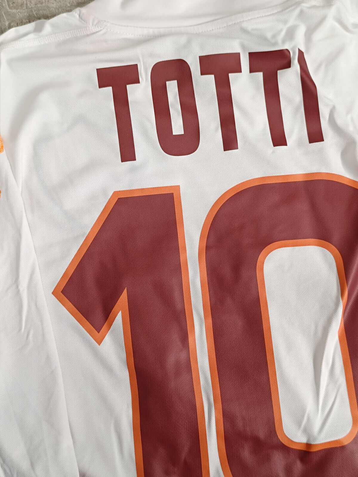 Maglia Roma Totti  Kappa 2007 2008 Wind Serie A XL away Jersey