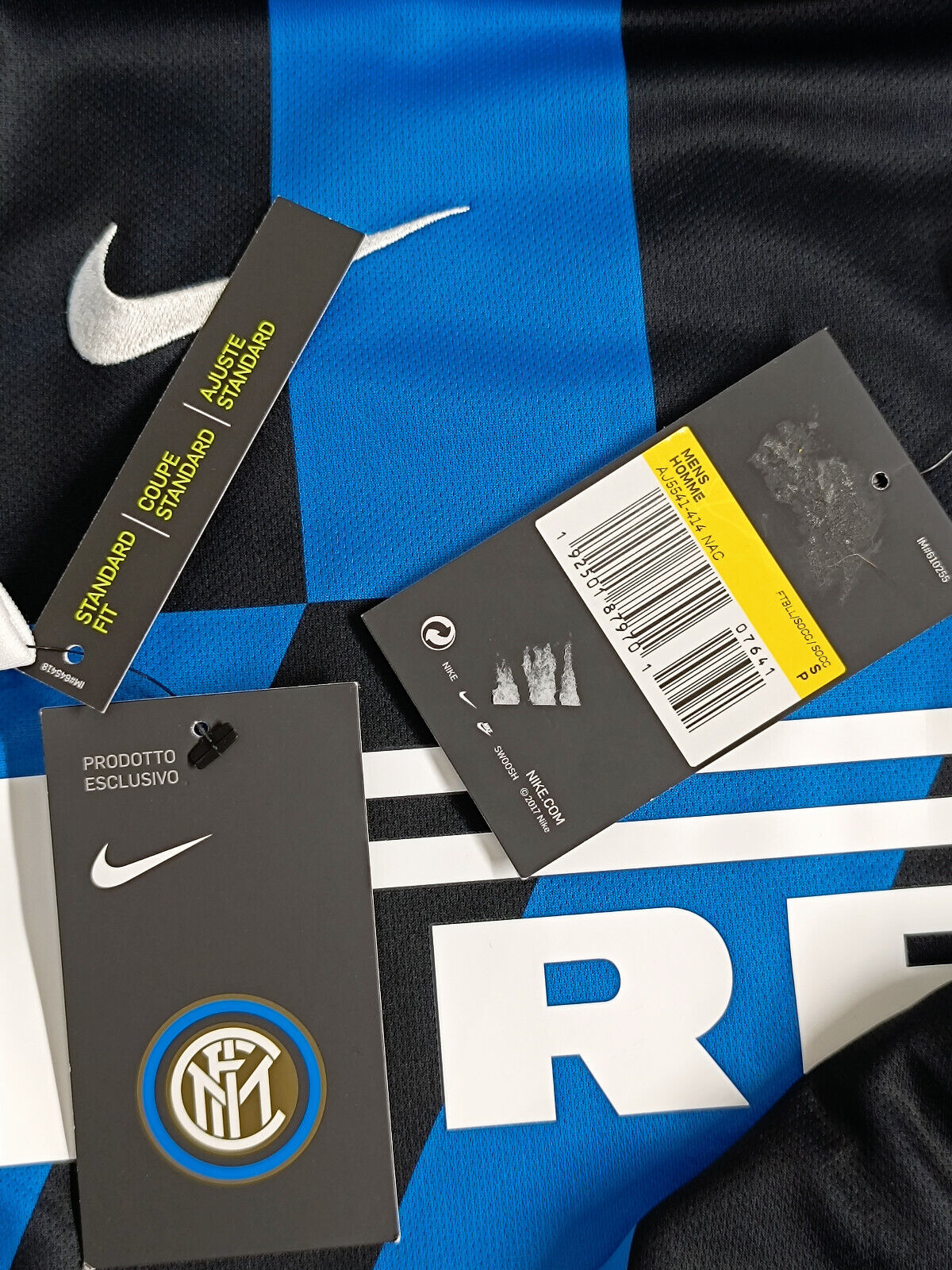 maglia calcio vintage Inter Lautaro Martinez Nike Pirelli 2019-20 S Driver *NEW*