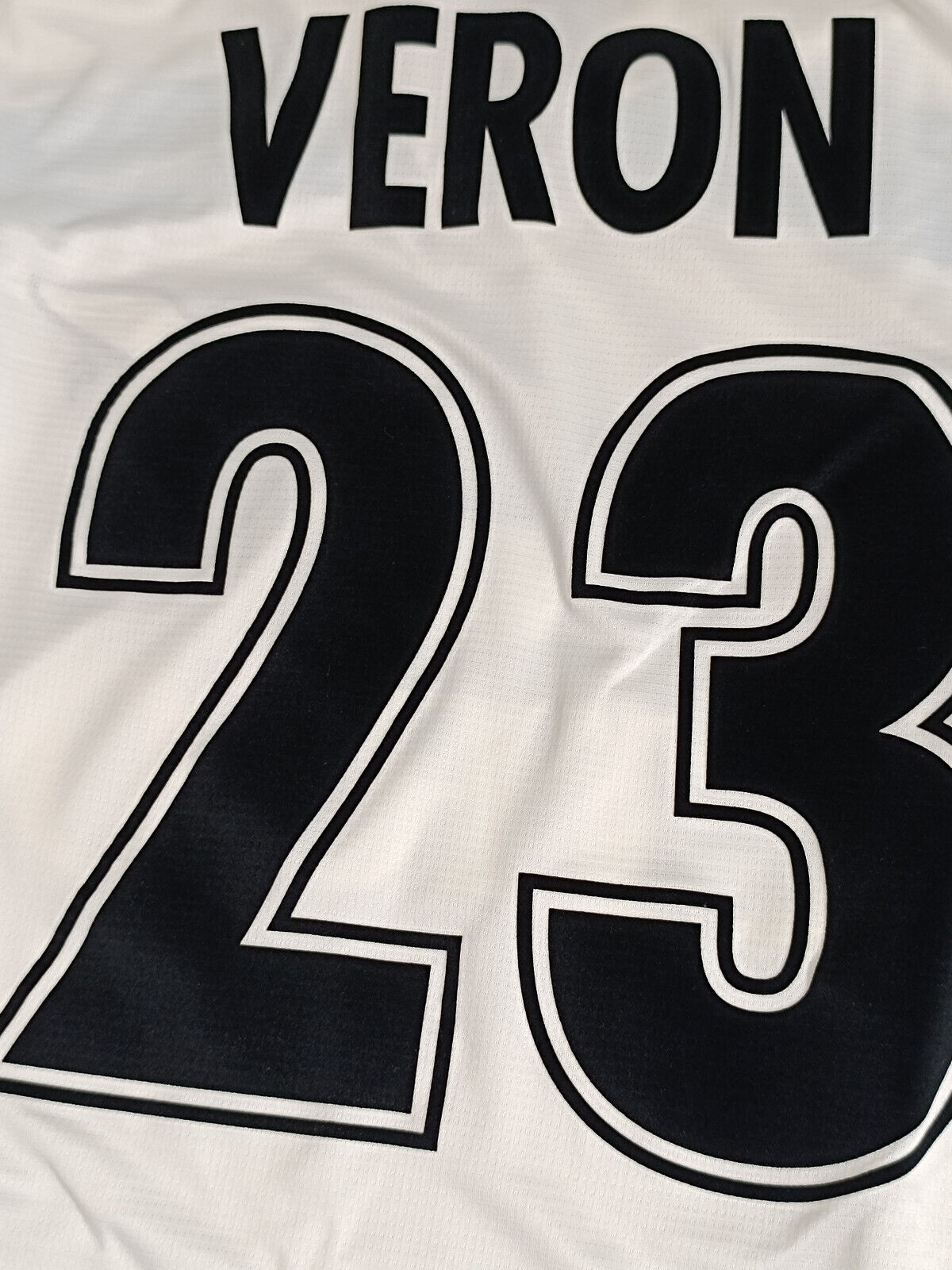 maglia calcio vintage SS Lazio VERON #23 Puma Cirio 1999-00 centenario XL