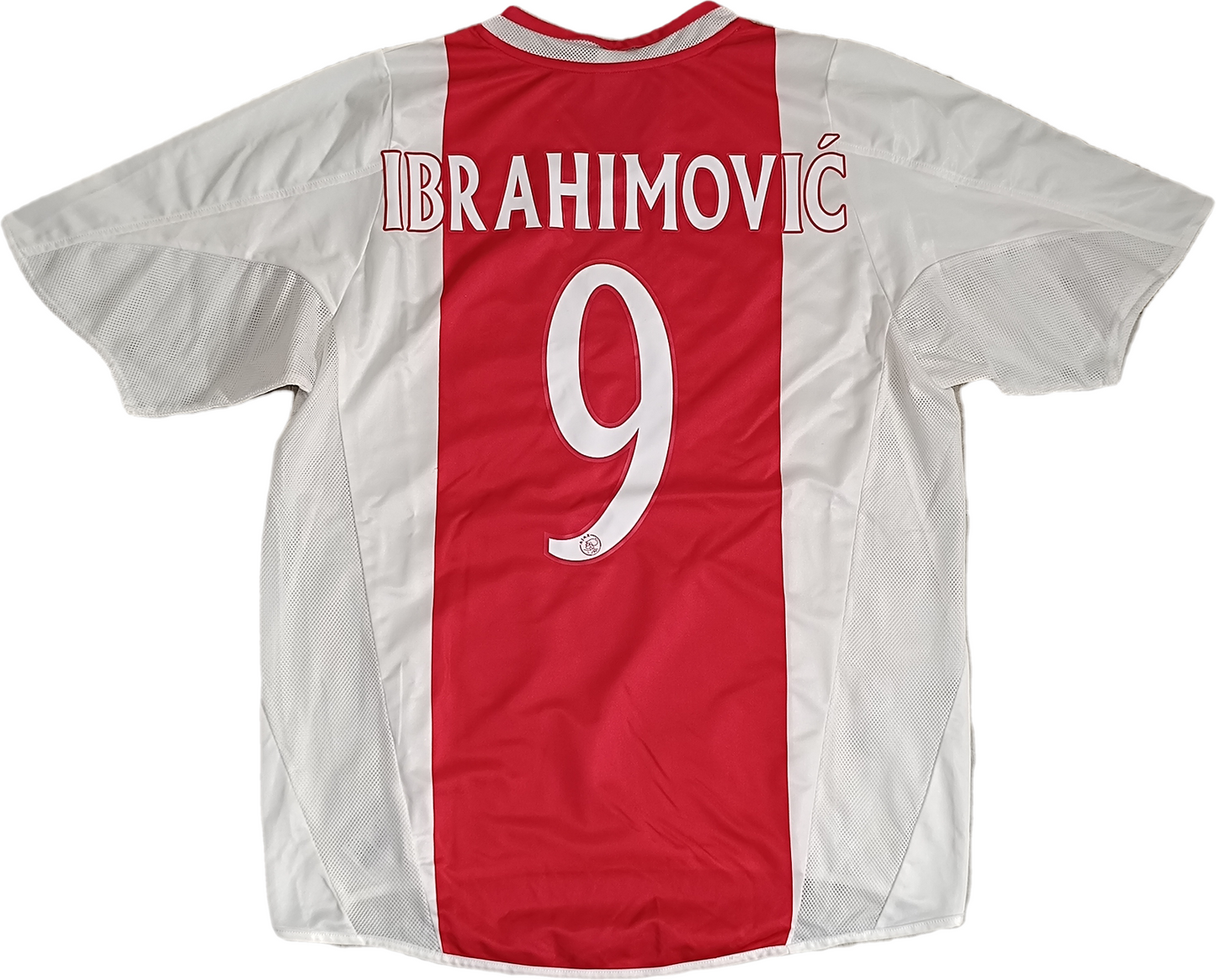 maglia calcio vintage ajax Ibrahimovic 2004 2005 amro vintage adidas jersey M