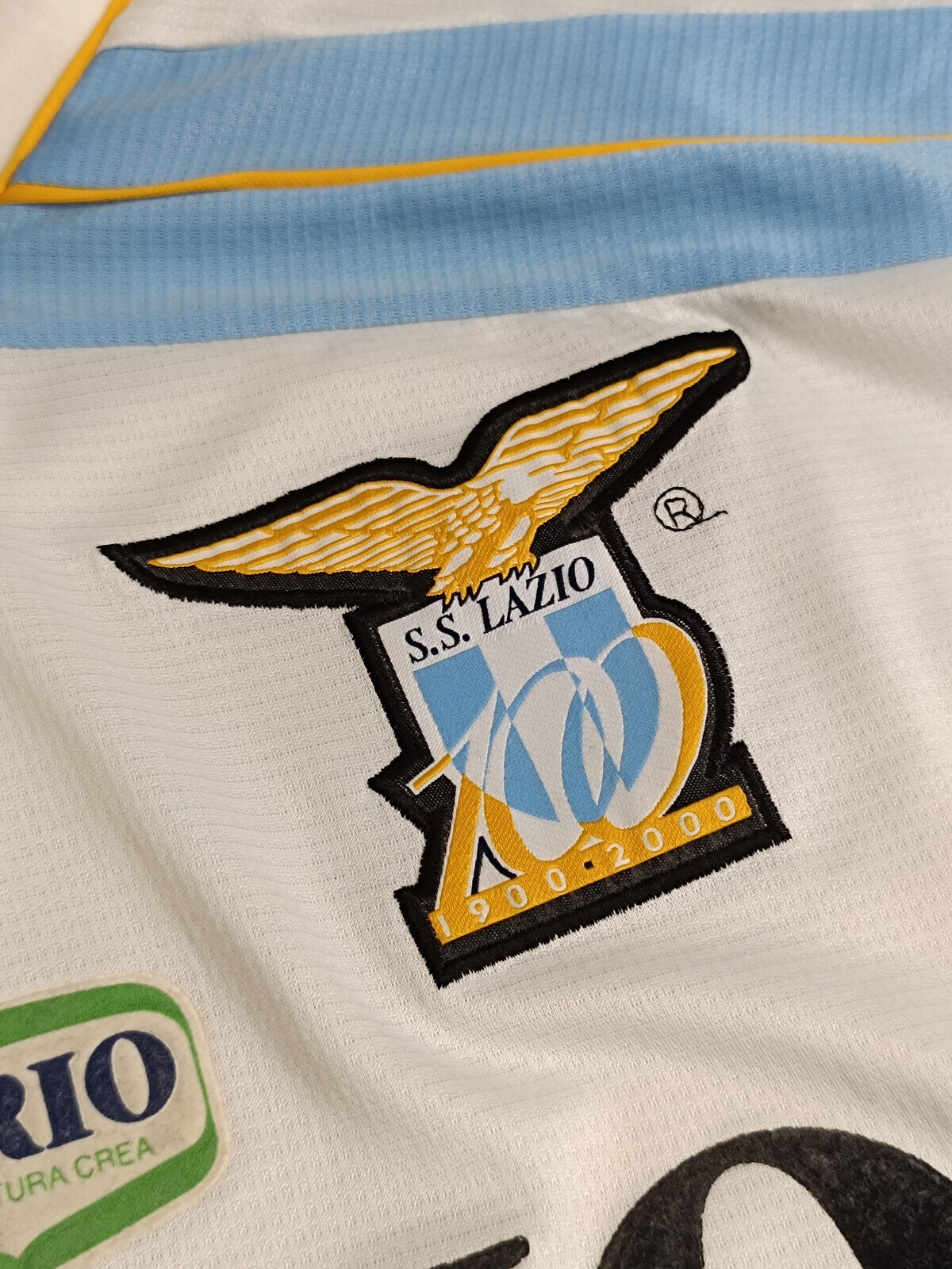 maglia calcio vintage SS Lazio VERON #23 Puma Cirio 1999-00 centenario XL