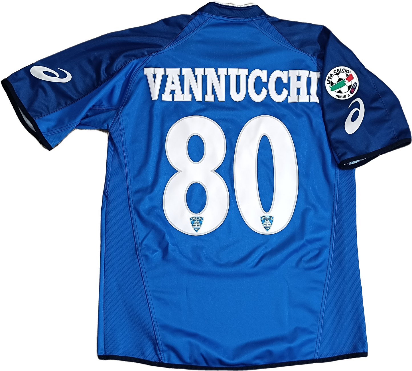 maglia calcio vintage Empoli Vannucchi 2005 2006 Asics Frutta M shirt