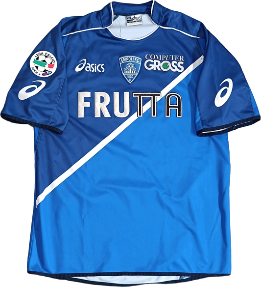 maglia calcio vintage Empoli Vannucchi 2005 2006 Asics Frutta M shirt