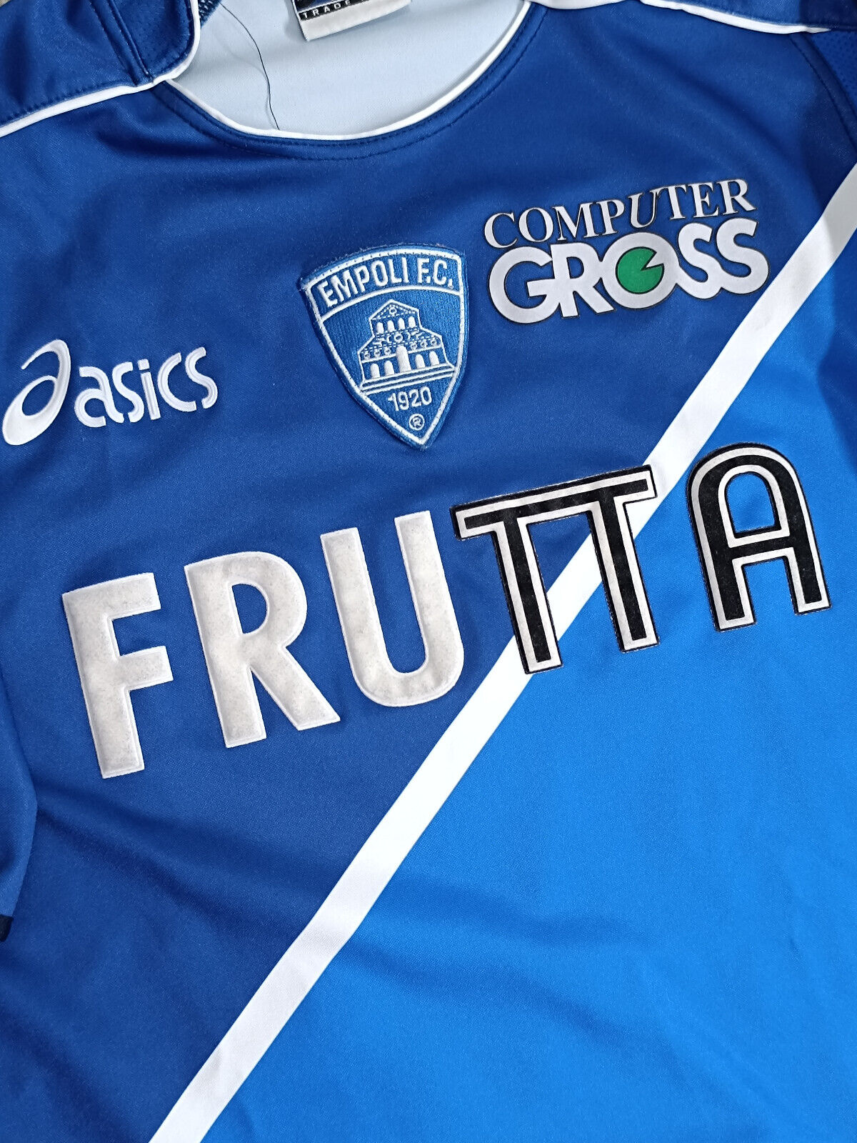 maglia calcio vintage Empoli Vannucchi 2005 2006 Asics Frutta M shirt