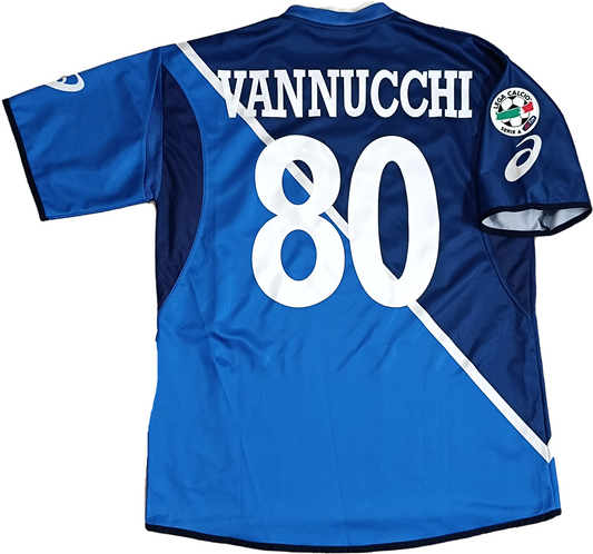 maglia calcio vintage Empoli Vannucchi 2004 2005 Asics Frutta M shirt