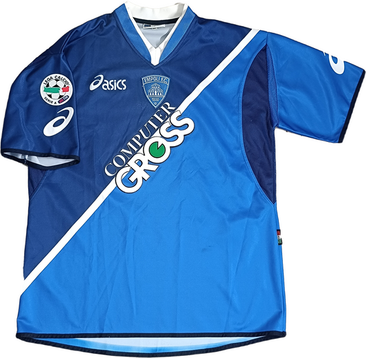 maglia calcio vintage Empoli Vannucchi 2004 2005 Asics Frutta M shirt