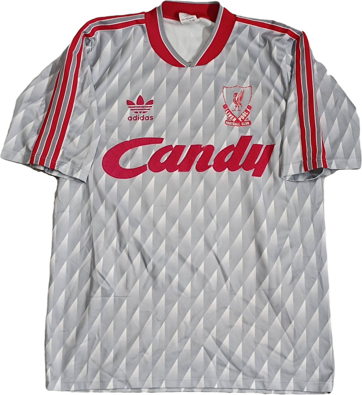 maglia calcio Vintage Liverpool jersey RUSH Adidas Candy Away 1990 1991