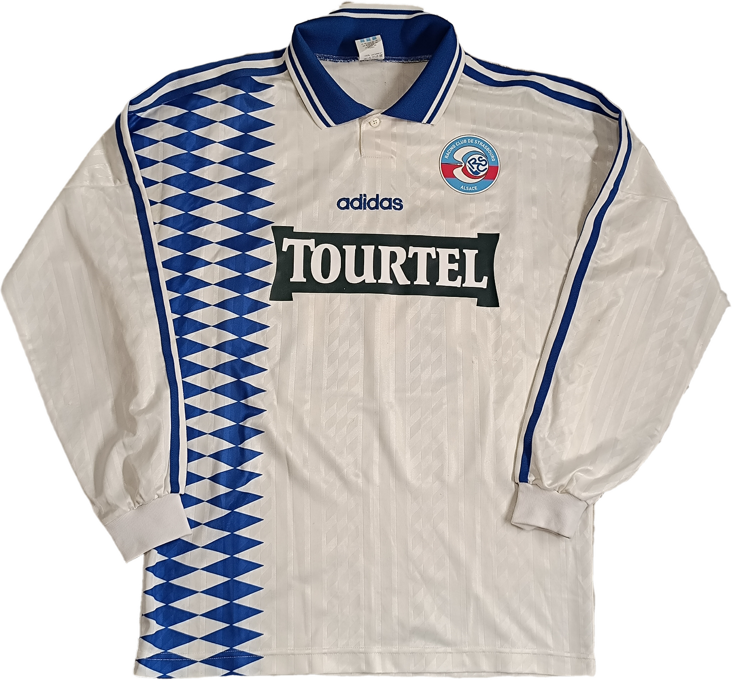 MAGLIA SHIRT MAILLOT ADIDASS tasbourg Strasburgo Tourtel 1993