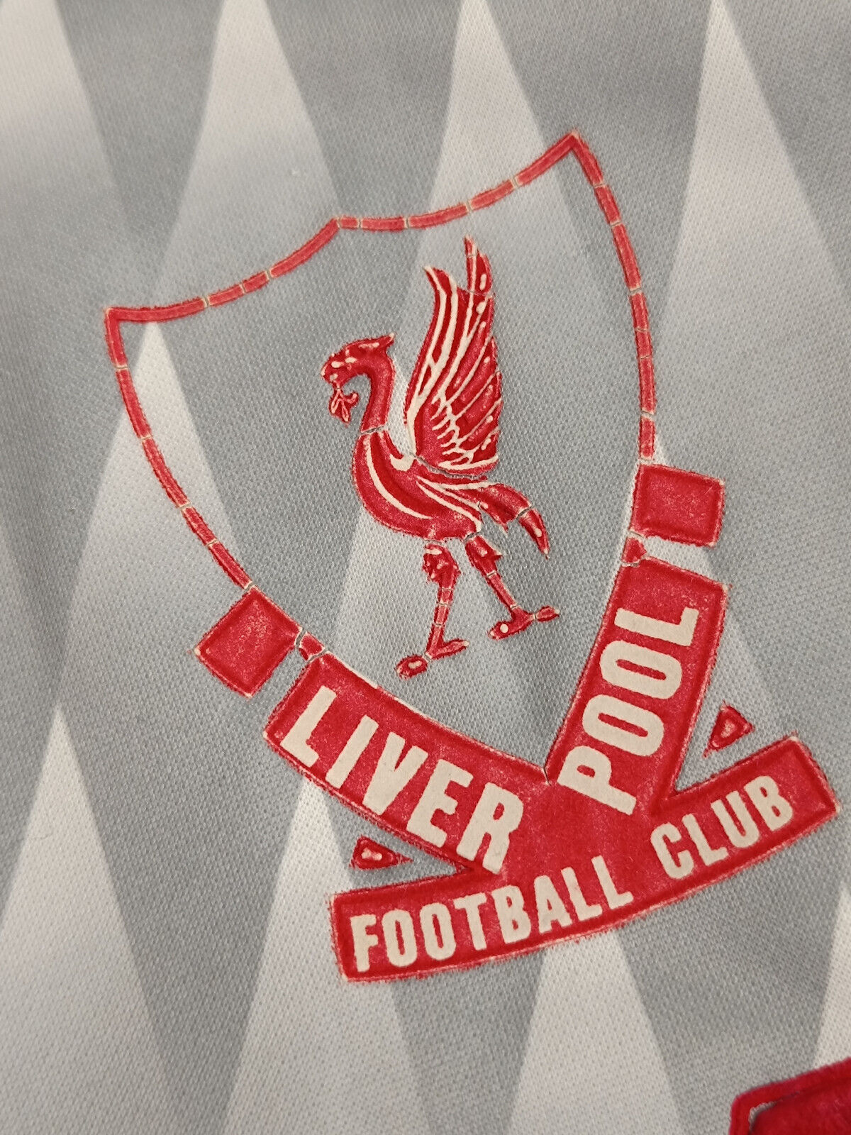 maglia calcio Vintage Liverpool jersey RUSH Adidas Candy Away 1990 1991